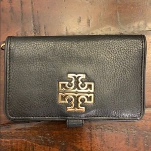 Tory Burch black leather wallet